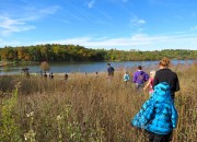 While studying environmental literature, Central senior Emily Saville helped Jasper County Conservation Board naturalists lead activities for area kids to explore nature.