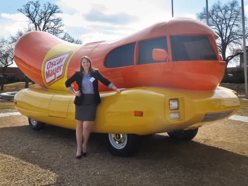 Molly Ward dreamed to drive the Wienermobile for more than a decade. Now she’s finally on the road for Oscar Mayer.