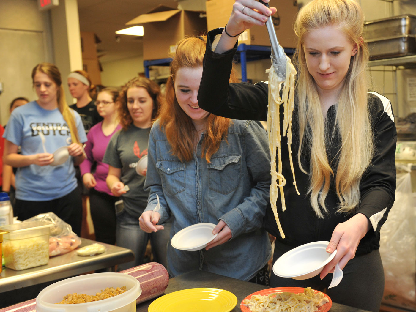 Richard Phillips, director of dining services, recently taught a cooking class that sparked a series to continue next year.