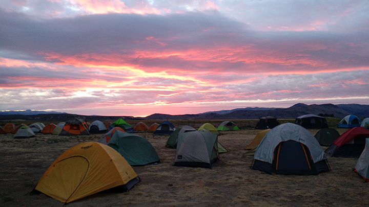 Louis’ crew camped near Unity, Ore., while fighting this year’s Rail Fire.