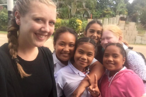 "A simple walk down the street with my Central College professor in Mexico led me all the way to Tonga," writes Carolyn Corson '16, "and I haven't looked back since."