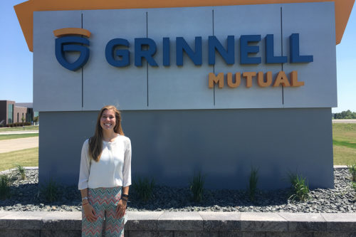 Central business management major Emma Disterhoft '18 writes about her summer experience as a marketing intern for Grinnell Mutual Reinsurance Company.