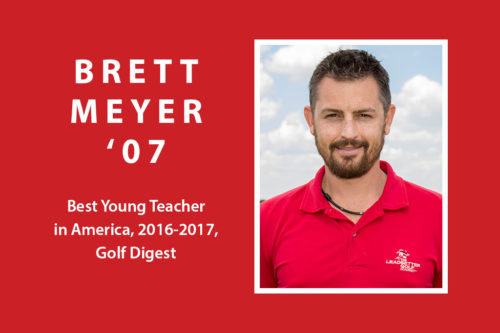 Brett Meyer ’07 was golf team captain at Central and played in two NCAA Division III National Championships. Ten years later, he’s also won a national reputation for being one of the country’s best professional golf instructors.