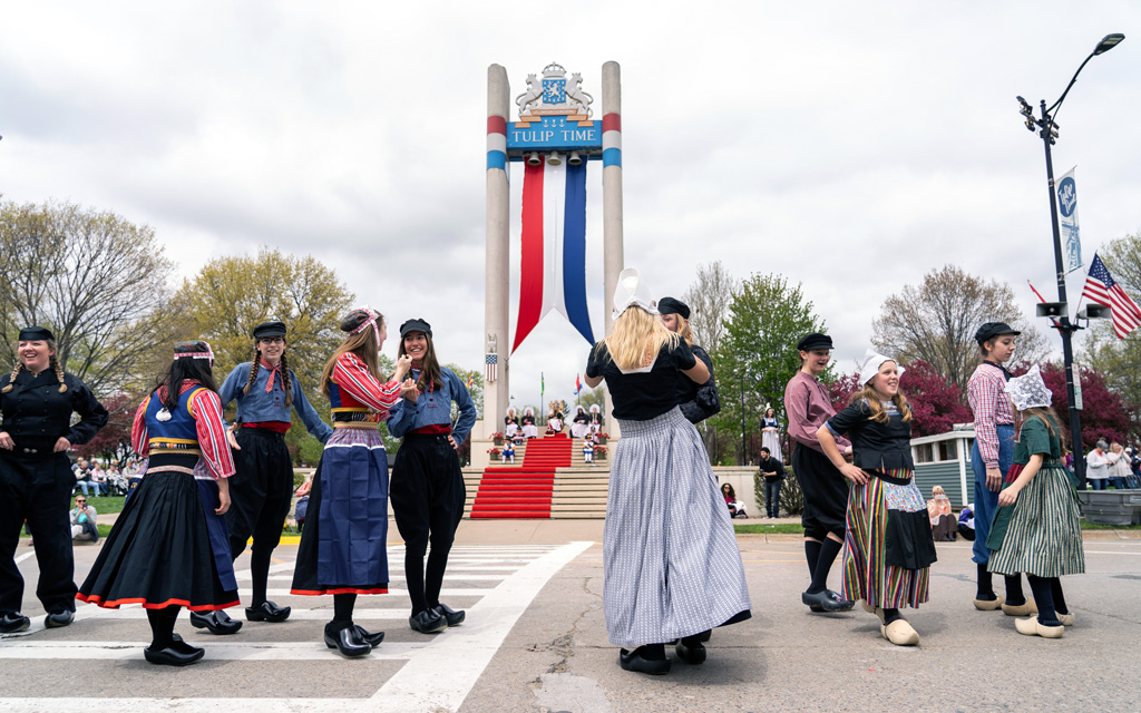 Dutch dancers at Tulip Time in Pella