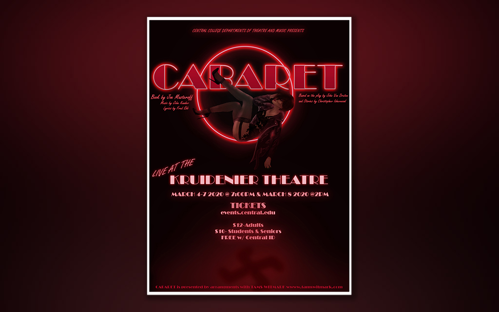 Central College Theatre to Present “Cabaret”
