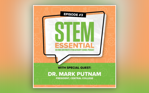 Thumbnail for "STEM Essential" episode 3, featuring President Mark Putnam