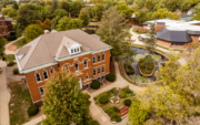 Central campus drone view