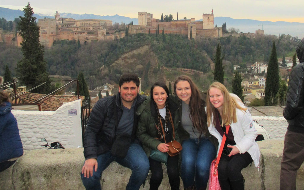 Central College students in Spain