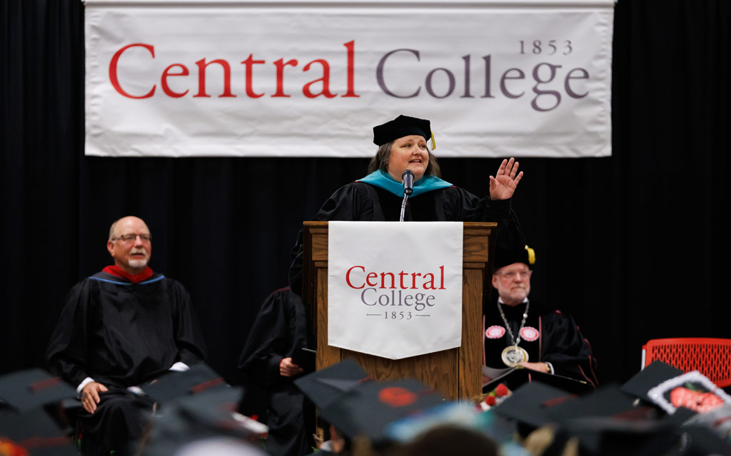 Central’s Commencement Awards Honorary and Bachelor’s Degrees