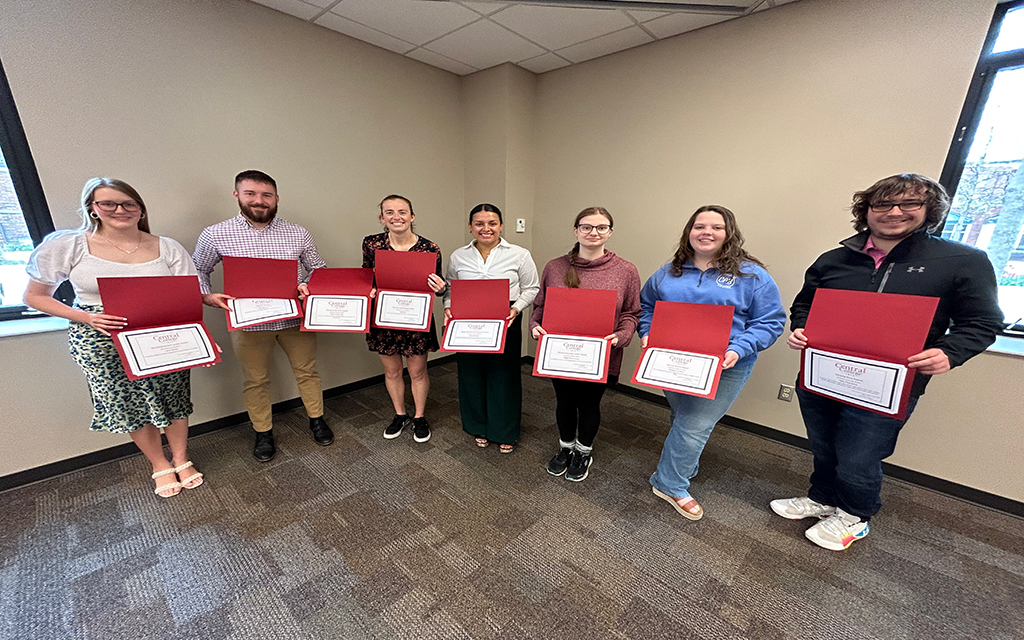 Central’s Student Development Office Announces Annual Student Awards