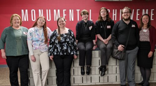 Central College students who presented at Women's and Gender Studies Conference