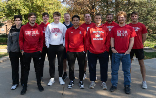 11 Central College men.