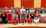 Central College Student Senators. Group of students