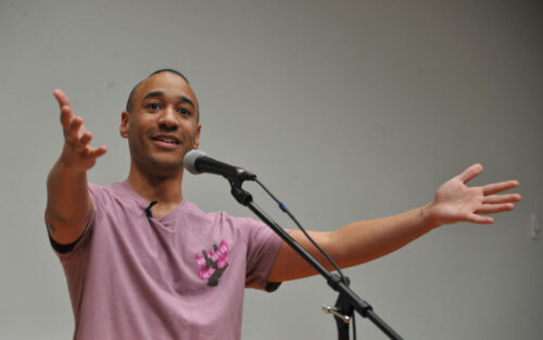 Caleb Rainey, poet and MLK Day speaker