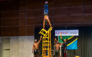 Zuzu African Acrobats performing at Central College.