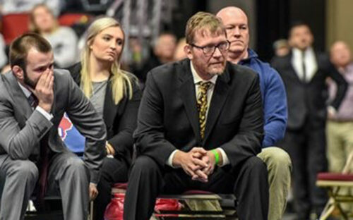 Jason Christenson '91 inducted into the Iowa Wrestling Hall of Fame.