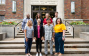 photo of eight new faculty