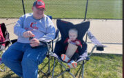 The late Dan Marburger and his grandson, Miles