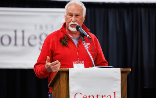 David Barnes, retired dentist and donor to Central College.